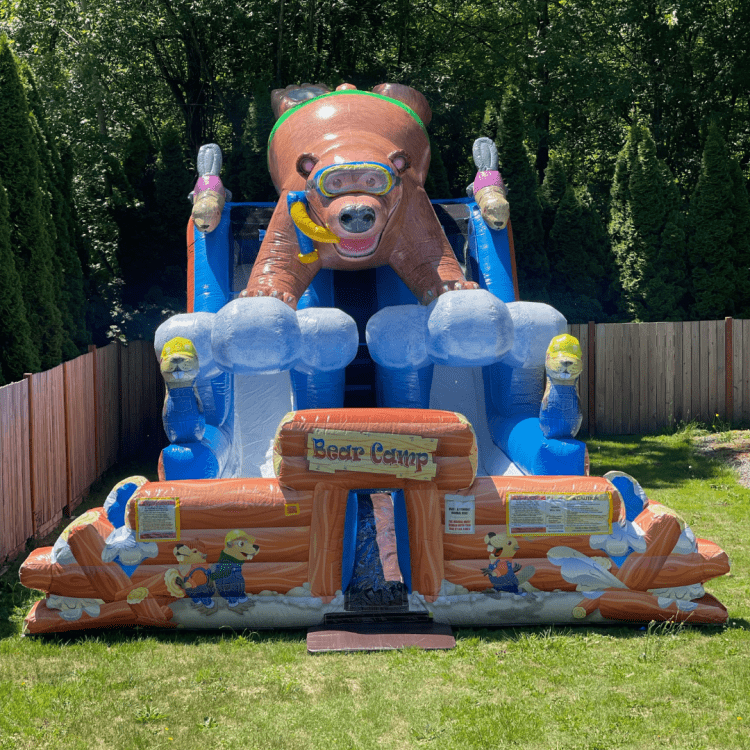 Bear Camp (Double Lane Water Slide With Pools)