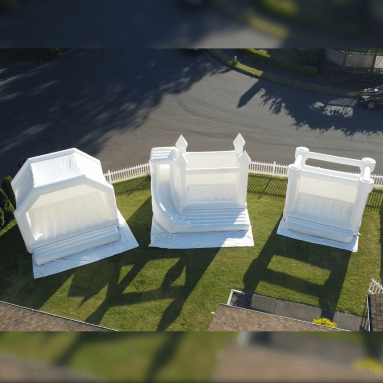 White Bounce Houses